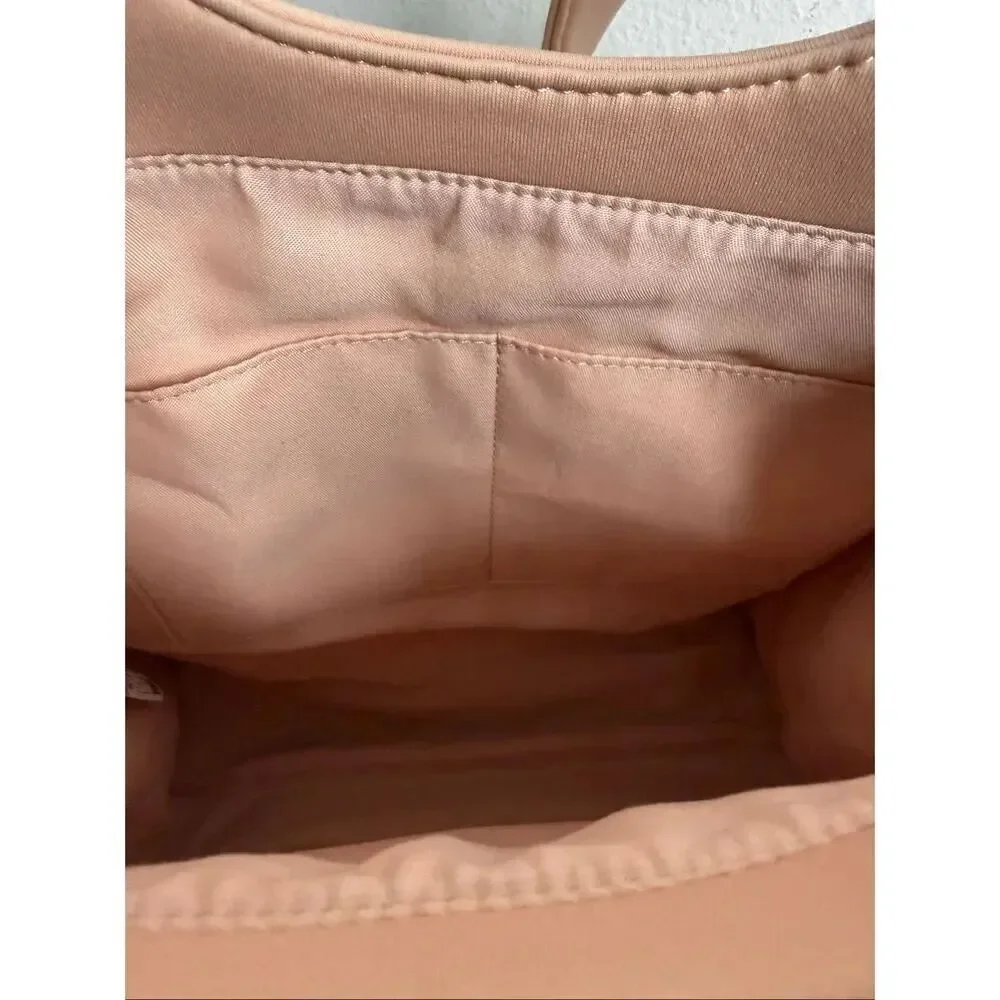 Gisou Pink Shoulder Bag Purse Microfiber Chrome Logo Merch Tote